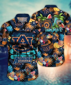 Auburn Tigers NCAA Flower Hawaii Shirt For Fans Ver 17