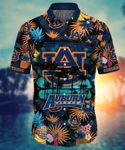 Auburn Tigers NCAA Flower Hawaii Shirt For Fans Ver 17