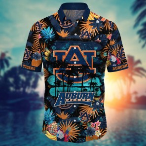 Auburn Tigers NCAA Flower Hawaii Shirt For Fans Ver 17