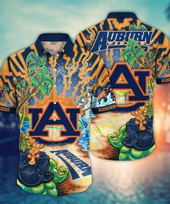 Auburn Tigers NCAA Flower Hawaii Shirt For Fans Ver 2