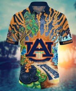 Auburn Tigers NCAA Flower Hawaii Shirt For Fans Ver 2
