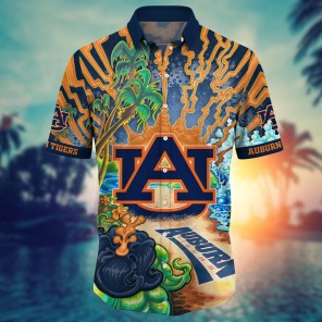 Auburn Tigers NCAA Flower Hawaii Shirt For Fans Ver 2