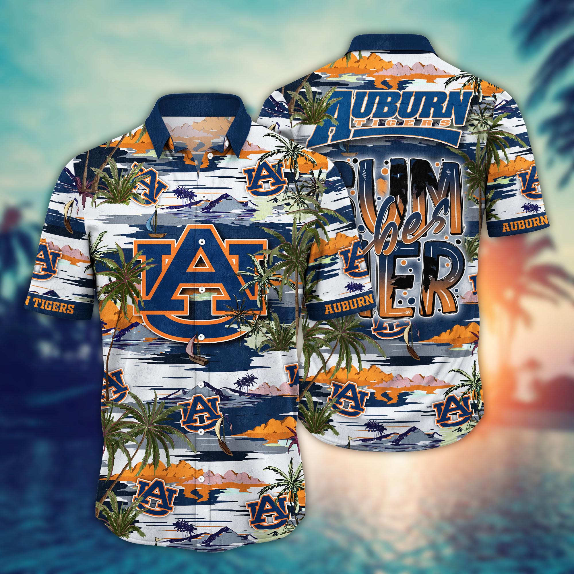 Auburn Tigers NCAA Flower Hawaii Shirt For Fans Ver 21