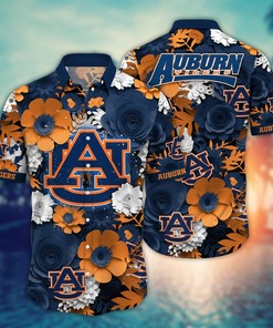 Auburn Tigers NCAA Flower Hawaii Shirt For Fans Ver 27