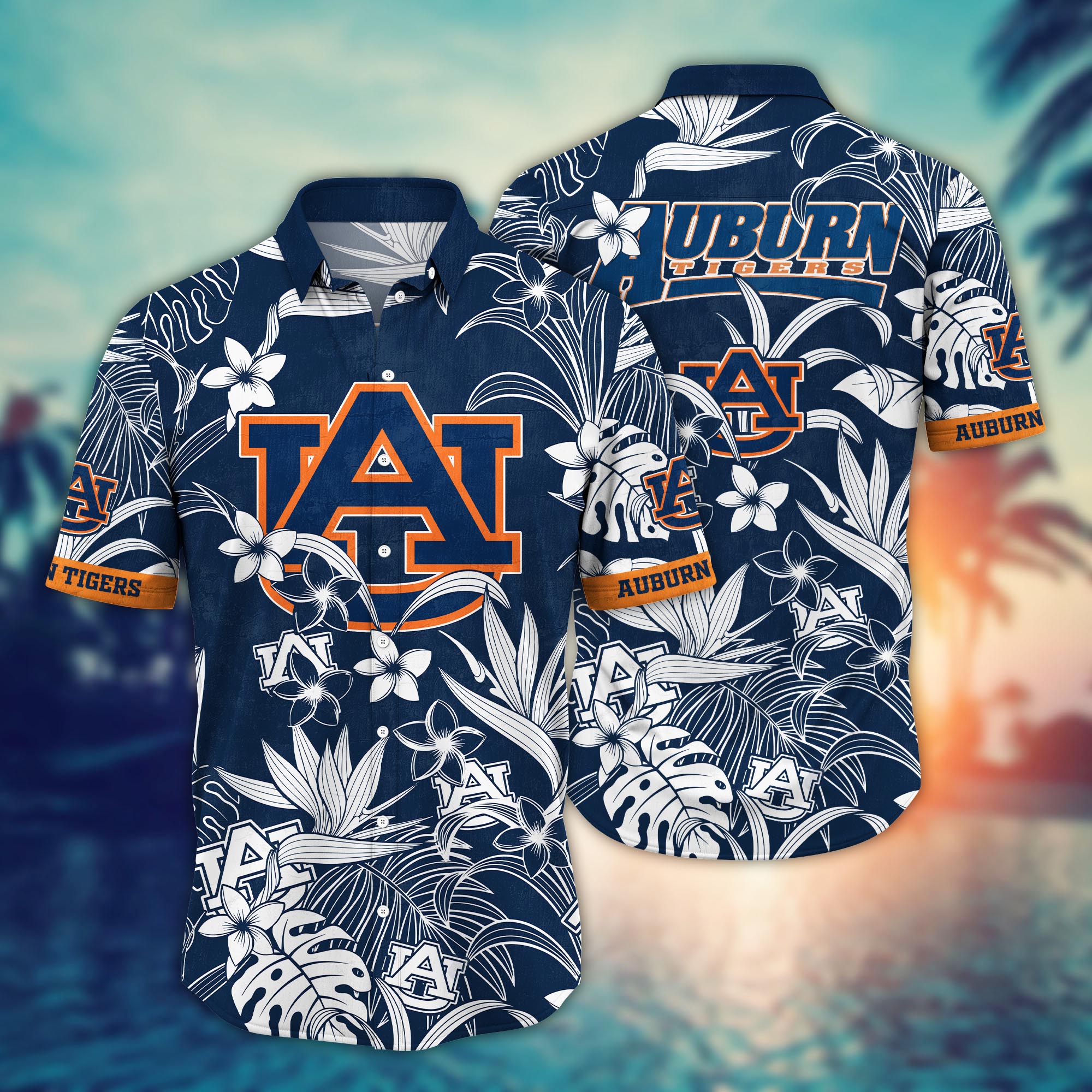 Auburn Tigers NCAA Flower Hawaii Shirt For Fans Ver 28