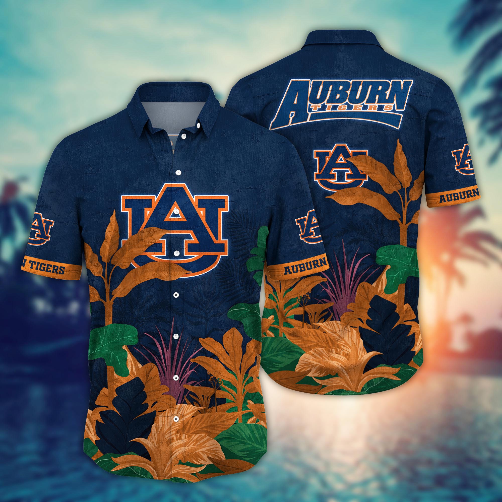 Auburn Tigers NCAA Flower Hawaii Shirt For Fans Ver 29