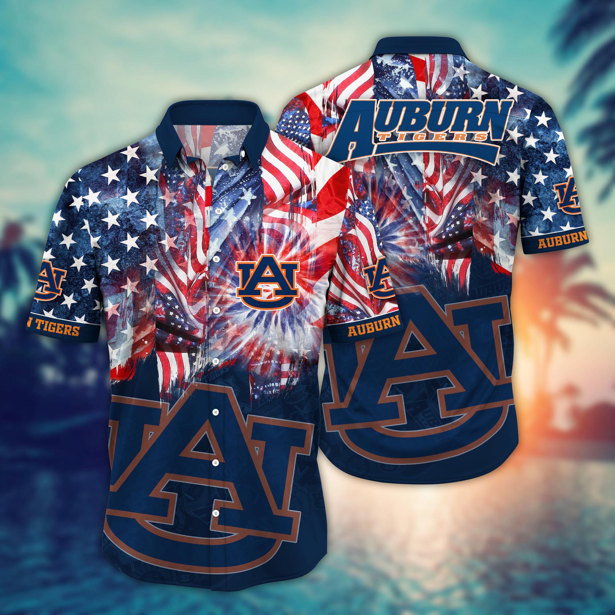 Auburn Tigers NCAA Flower Hawaii Shirt For Fans Ver 30