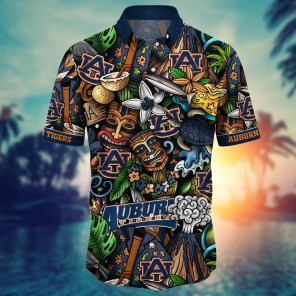 Auburn Tigers NCAA Flower Hawaii Shirt For Fans Ver 31