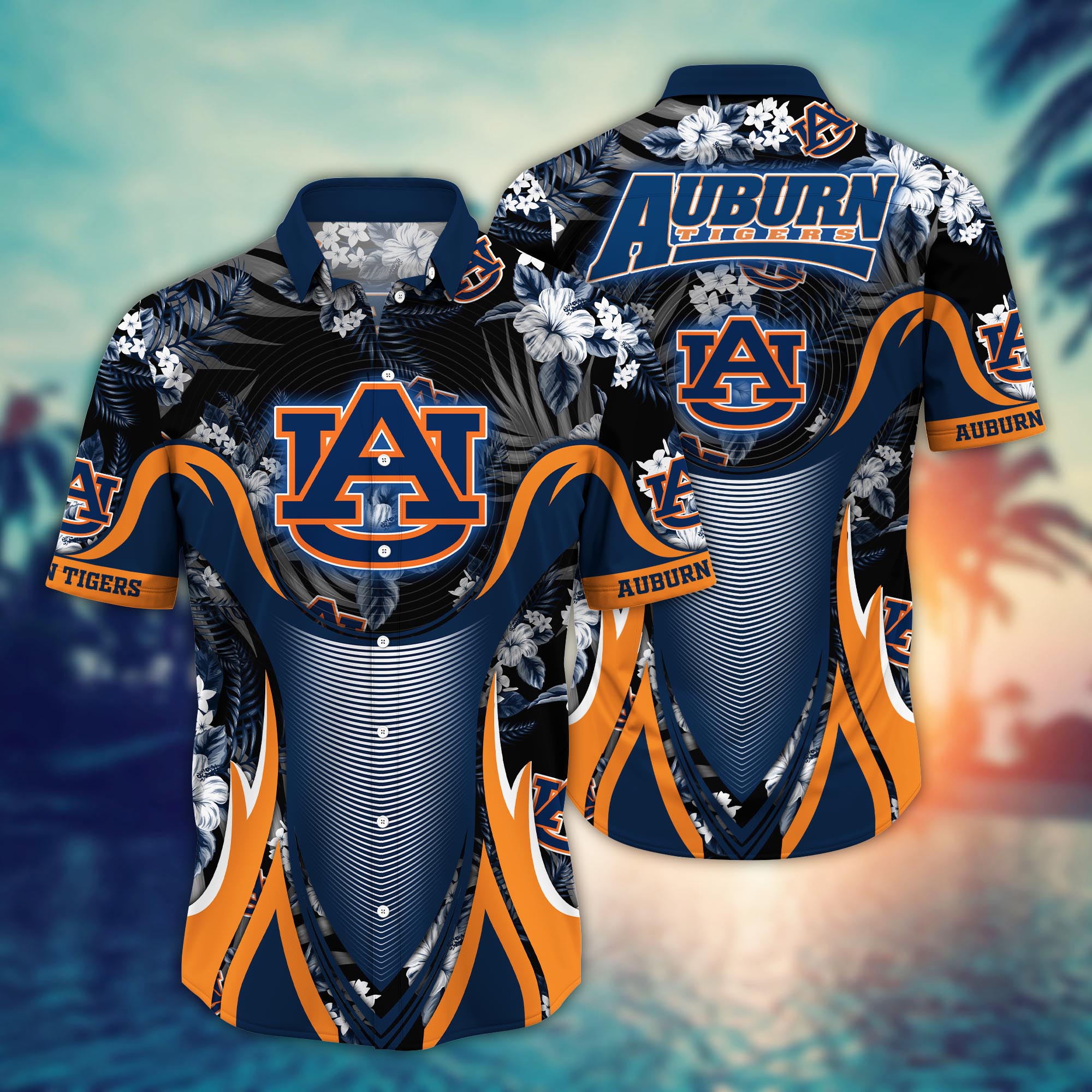 Auburn Tigers NCAA Flower Hawaii Shirt For Fans Ver 34