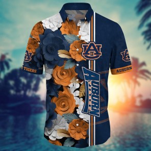 Auburn Tigers NCAA Flower Hawaii Shirt For Fans Ver 36