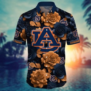 Auburn Tigers NCAA Flower Hawaii Shirt For Fans Ver 37
