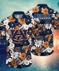 Auburn Tigers NCAA Flower Hawaii Shirt For Fans Ver 4