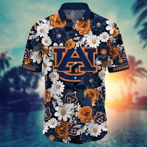 Auburn Tigers NCAA Flower Hawaii Shirt For Fans Ver 4
