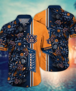 Auburn Tigers NCAA Flower Hawaii Shirt For Fans Ver 5