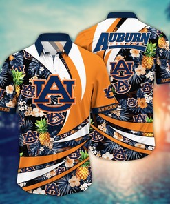 Auburn Tigers NCAA Flower Hawaii Shirt For Fans Ver 6