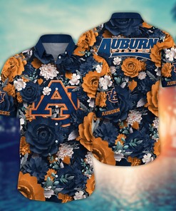 Auburn Tigers NCAA Flower Hawaii Shirt For Fans Ver 7