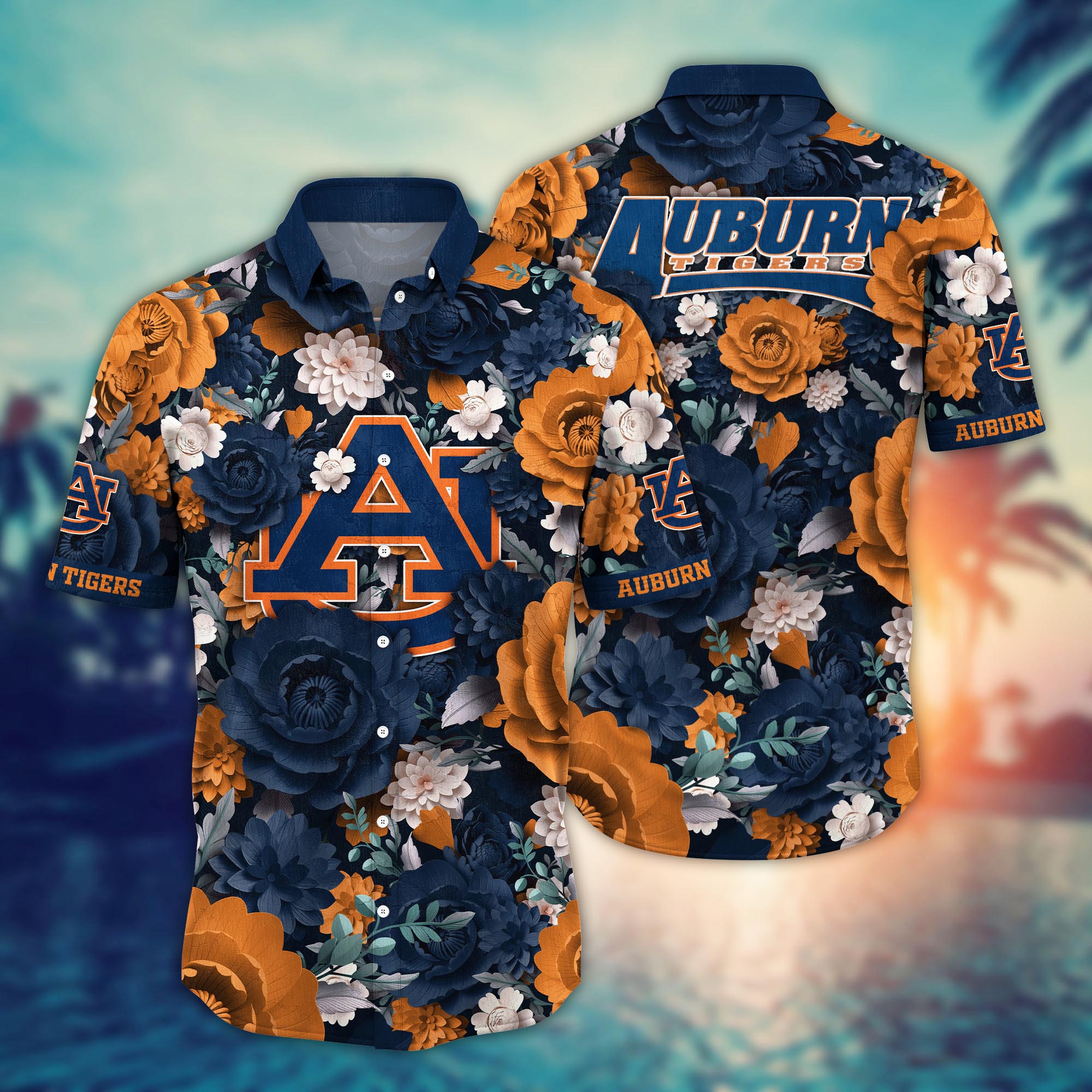 Auburn Tigers NCAA Flower Hawaii Shirt For Fans Ver 7