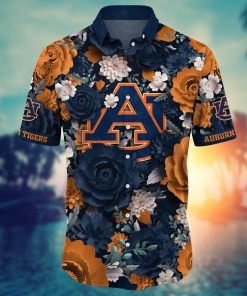 Auburn Tigers NCAA Flower Hawaii Shirt For Fans Ver 7