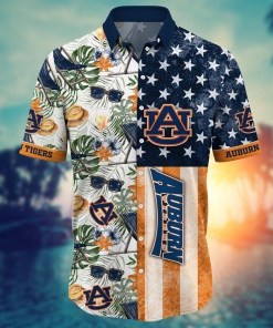 Auburn Tigers NCAA Flower Hawaii Shirt For Fans Ver 8