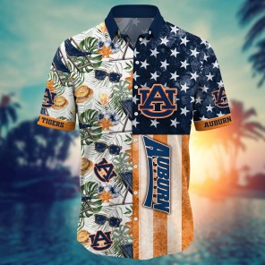 Auburn Tigers NCAA Flower Hawaii Shirt For Fans Ver 8