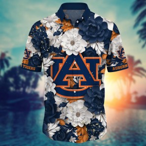 Auburn Tigers NCAA Flower Hawaii Shirt For Fans Ver 9