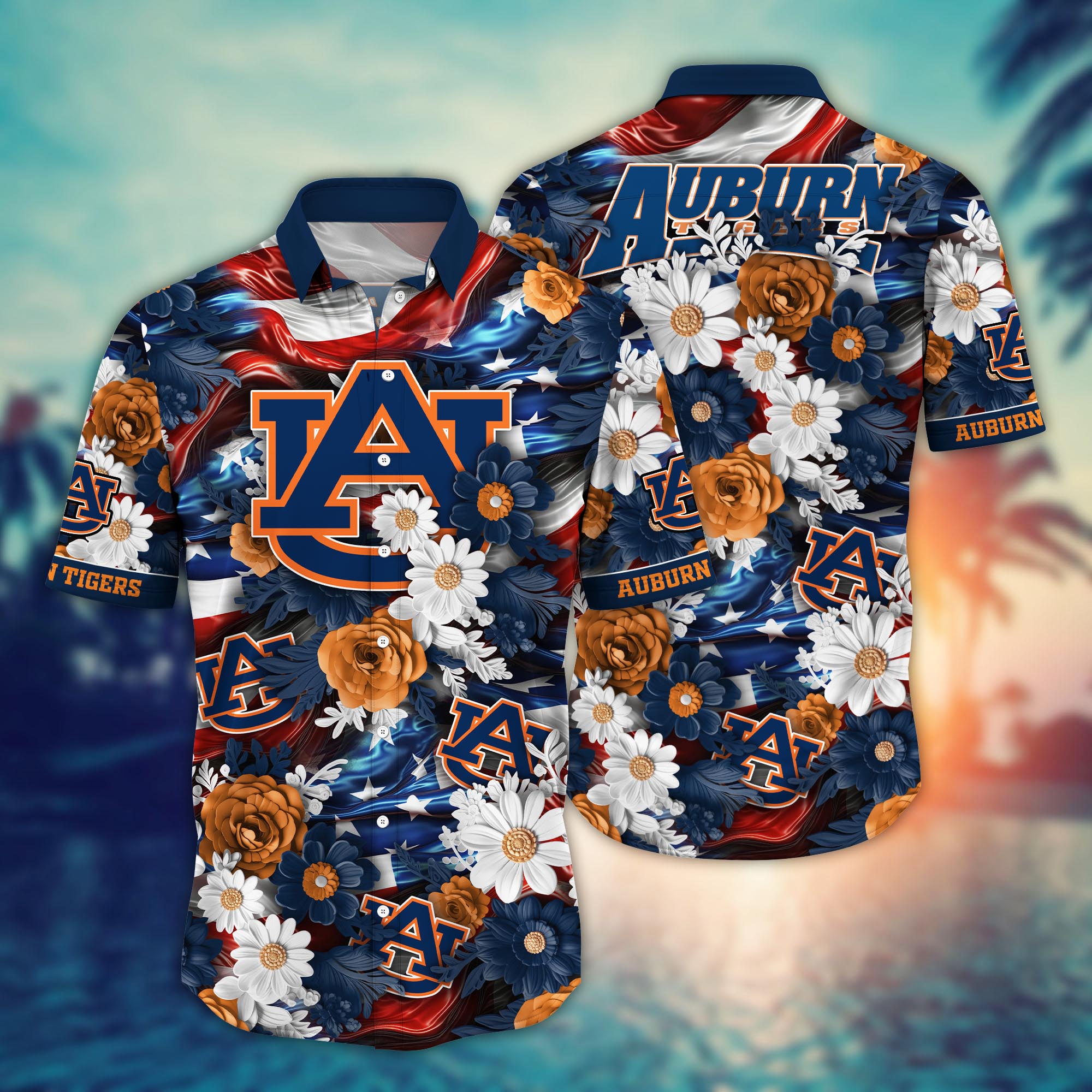 Auburn Tigers NCAA Hawaii Shirt Ver 2
