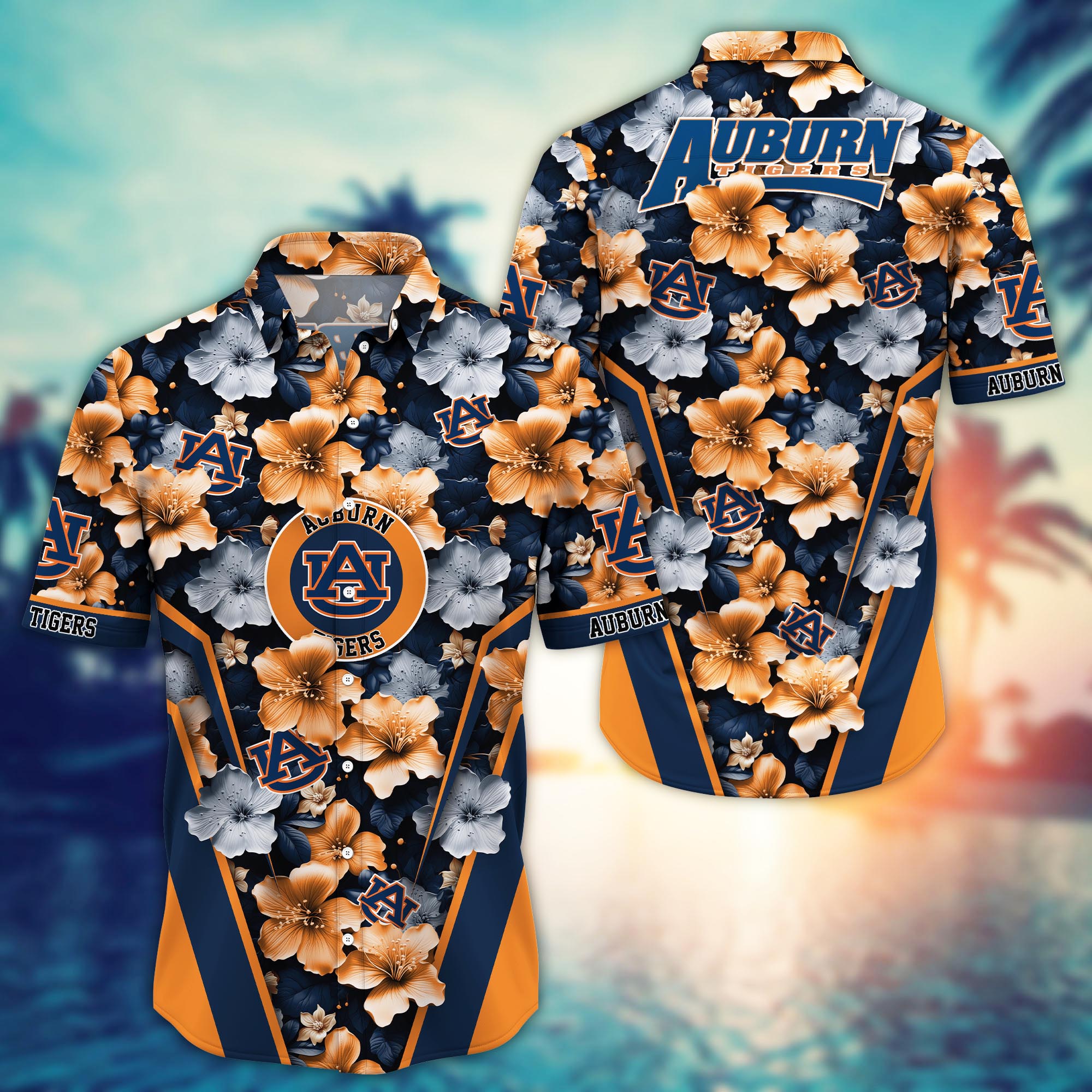 Auburn Tigers NCAA Hawaiian Shirt, Aloha Shirt Ver 2