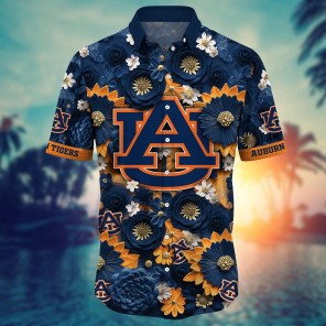 Auburn Tigers NCAA Hawaiian Shirt for This Summer Customize Shirt Any Team