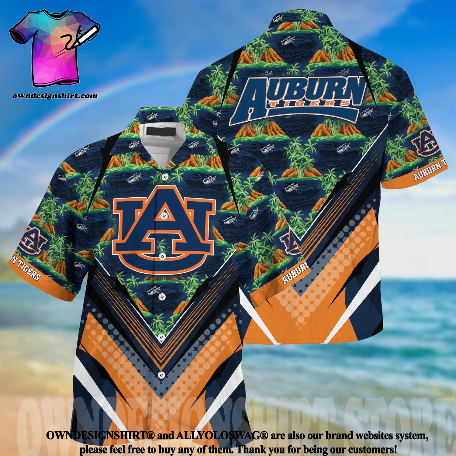 Auburn Tigers Summer Hawaiian Shirts for Sports Fans This Season