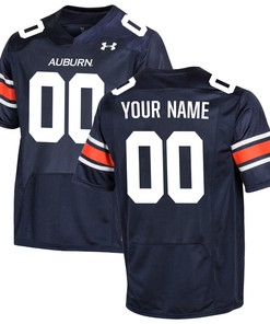 Auburn Tigers Under Armour Replica Custom Jersey - Navy Custom Jerseys Ncaa