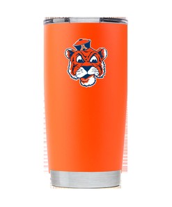 Auburn Vault Collection Aubie Orange Tumbler - Exclusive Orange Tumbler featuring Aubie from Auburn's Vault Collection