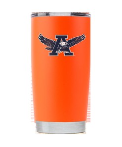 Auburn War Eagle Orange Tumbler - Show Your Support for Auburn with this Orange Tumbler
