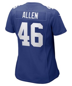 Austin Allen New York Giants Women's Game Player Jersey - Royal