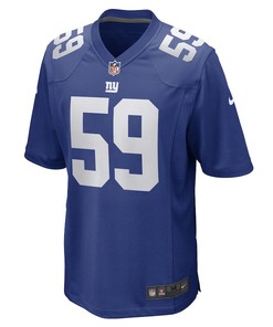 Austin Calitro New York Giants Game Player Jersey - Royal
