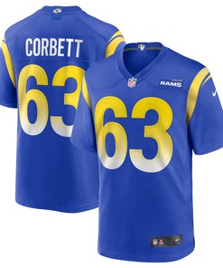 Austin Corbett Los Angeles Rams Game Jersey - Royal Nfl