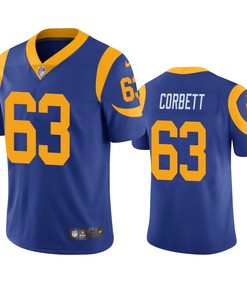 Austin Corbett Los Angeles Rams Royal Vapor Limited Jersey