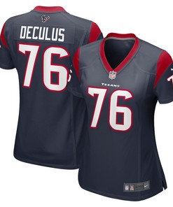 Austin Deculus Houston Texans Women's Game Player Jersey - Navy