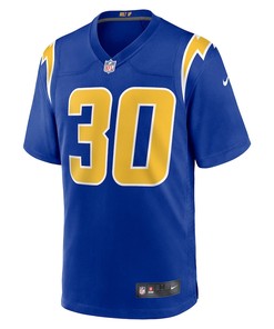Austin Ekeler 30 Los Angeles Chargers Game Jersey - Royal