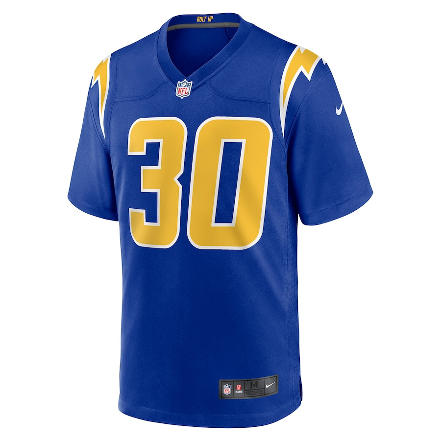 Austin Ekeler 30 Los Angeles Chargers Game Jersey - Royal