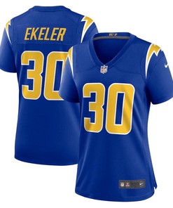 Austin Ekeler 30 Los Angeles Chargers Women's Game Jersey - Royal
