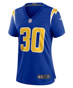 Austin Ekeler 30 Los Angeles Chargers Women's Game Jersey - Royal