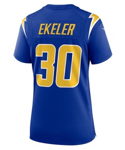 Austin Ekeler 30 Los Angeles Chargers Women's Game Jersey - Royal