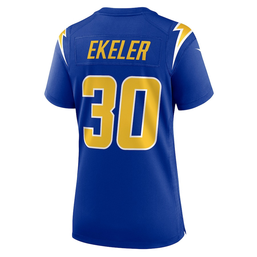Austin Ekeler 30 Los Angeles Chargers Women's Game Jersey - Royal