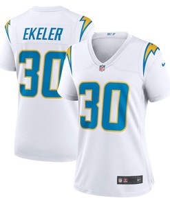 Austin Ekeler 30 Los Angeles Chargers Women's Game Jersey - White