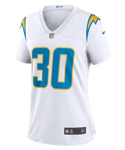 Austin Ekeler 30 Los Angeles Chargers Women's Game Jersey - White