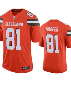 Austin Hooper Cleveland Browns Orange Vapor Limited Jersey