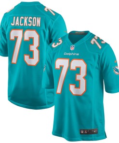 Austin Jackson Miami Dolphins Game Jersey - Aqua Nfl