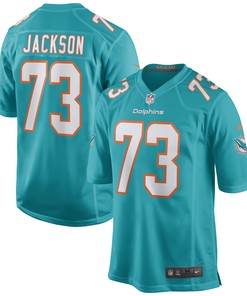 Austin Jackson Miami Dolphins Player Game Jersey - Aqua Nfl