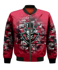 Austin Peay Governors Bomber Jacket Camouflage Vintage  - NCAA
