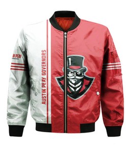 Austin Peay Governors Bomber Jacket Half Style - NCAA